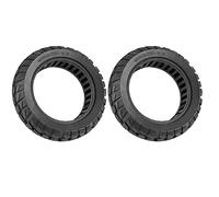 Tuminsi 2X Neumático Sólido para Patinete Eléctrico de 10 Pulgadas, Neumáticos 10X2.70-6.5 70/65-6.5, Neumático Sin Cámara para Patinete Resistente Al Desgaste Antideslizante Todoterreno,1