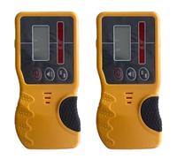 Tuminsi 2X Receptor de Rotatorio Autonivelante para Exteriores Detector de Rotatorio con Abrazadera Resistente Luz Roja