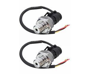 Tuminsi 2X Sensor de Transductor de PresióN 5V 0-1.2Mpa PetróLeo Combustible para Gas Agua Aire