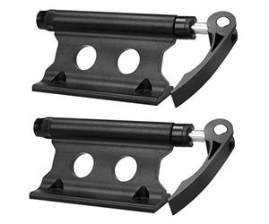 Tuminsi 2X Soporte de Horquilla de Bicicleta Cama de CamióN de Bicicleta Techo Bastidor de Bicicleta de Bicicleta Soporte de CamióN de Bloque para Bicicleta de Carretera MTB Negro