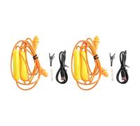 Tuminsi 2X Tapones para los Oídos Auriculares Bluetooth para el Trabajo, Supresión de Ruido, Protección Auditiva, Sitios de Construcción, Lugares Ruidosos Naranja