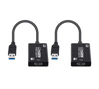 Tuminsi 2X Tarjeta de Captura de Video Tarjeta de Captura una USB 3.0 Completo HD 1080P 4K TransmisióN