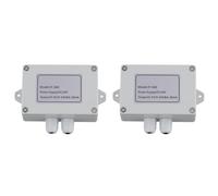 Tuminsi 2X Transmisor de Pesaje, Amplificador de Pesaje, Sensor de Peso, Convertidor de Voltaje y Corriente, CC 12-24 V, 4-20 MA, Amplificador de Celda de Carga.