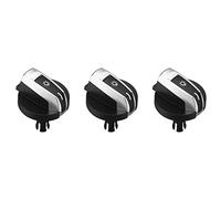 Tuminsi 3 Pieza Botones de Perilla del Interruptor de Faros Delanteros de Coche para - 5/7 Series X3 X4 F01 F02 F03 F10 F18 F07 F06 F25 F26 Negro
