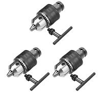 Tuminsi 3 set 1.5-10 mm 1/16 Pulgada - 3/8 Pulgada Capacidad Llave Taladro Portabrocas Llave Convertidor 1/2 Pulgada Adaptador Hembra Cuadrado
