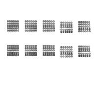 Tuminsi 300 Piezas de Carburador Partes Motosierra Almohadillas de Membrana de Carburador para Motosierra Carburador 2500/3800/4500/5200/5800 Accesorios