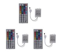 Tuminsi 3X IR Remote Control Controlador 44 Tecla P/RGB LED Tira