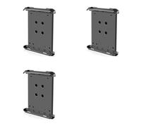 Tuminsi 3X Terminal de Datos Clip Trasero para Tableta Soporte para GPS para Montar en Motocicleta Al Aire Libre Adecuado para Tabletas de 7 A 8 Pulgadas