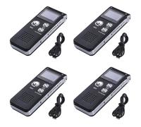 Tuminsi 4X Grabadora de Voz 8G, Reproductor MP3 con Reducción de Ruido de Alta Definición, Adecuado para Reuniones y Otras Ocasiones