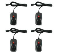 Tuminsi 4X MáQuina de Niebla con Control Remoto de Cable XLR PortáTil para MáQuina de Humo de 400 W 900 W