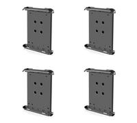 Tuminsi 4X Terminal de Datos Clip Trasero para Tableta Soporte para GPS para Montar en Motocicleta Al Aire Libre Adecuado para Tabletas de 7 A 8 Pulgadas
