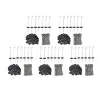Tuminsi 500 Paquetes de Clips de Protección para Panel Solar, Sujetadores de Cerca de Alambre de Acero Inoxidable Kit de Rollo de Protección para Animales para Panel Solar