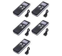 Tuminsi 5X Grabadora de Voz 8G, Reproductor MP3 con Reducción de Ruido de Alta Definición, Adecuado para Reuniones y Otras Ocasiones