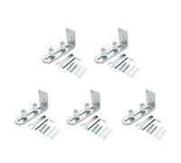 Tuminsi 5X Guía de Piso para la Parte Inferior de Las Puertas Corredizas de Soporte de Pared Ajustable Rodamientos de Bolas de Guía de Rodillos