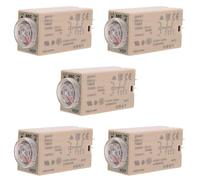 Tuminsi 5X Relé de Tiempo de Temporizador de Retardo 10S H3Y-2 Ac 220V 8 Pin Control de Perilla de Ajuste Relé de Tiempo