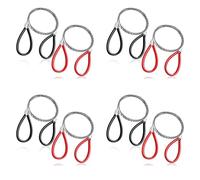 Tuminsi 8 Piezas de Cable Tubería de PVC de Alambre Acero Inoxidable Cuerda Cuerda Bolsillo Mano Herramienta de Corte de de Alambre de Supervivencia Emergencia