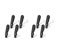 Tuminsi 8 Piezas Tirador de Cordones de Zapatos Plegables, Herramienta Tensora de Cordones Portátil, de Cordones de Patín para Patines de Hielo de Hockey Figura Patines Bota