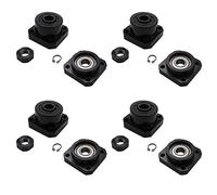 Tuminsi 8x FK12 FF12 Soporte para Husillo de Bolas 1605 FK12 Lado Fijo FF12 Lado Flotante para Piezas de CNC Accesorios