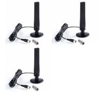 Tuminsi Antena de TV Digital Interior 1080P 3 Uds Amplificador Receptor de Señal Amplificador Antena de TV HDTV Mini Antena DVB-T2