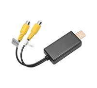 Tuminsi Interfaz de Caja Adaptadora de Salida de Vídeo USB A CVBS Conexión Al Dispositivo de Visualización del Monitor para Radio Multimedia Android(A)