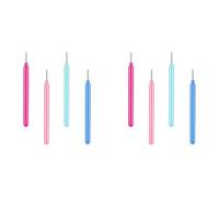 Tuminsi Kit de Filigrana de 8 Piezas, Herramienta de Filigrana para Flores de Papel, Manualidades, Tiras de Papel Coloridas, Aguja de Filigrana, Bolígrafo, Papel para Hacer Tarjetas DIY