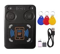 Tuminsi Lector de Tarjetas con Chip Inteligente RFID NFC, Copiadora + con IC 3XCUID, 13,56 MHz, ID, 125 Khz, 250 Khz, 375 Khz, Clonador de Token RFID