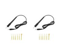 Tuminsi Puntas de Encerador Eléctrico Dental, Cuchillo para Tallar, Bolígrafo, Accesorios para Lápices (2 Bolígrafo Y Puntas)