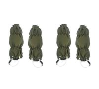 Tumintu 2 x Protección de pierna al aire libre para la pierna para serpientes a prueba de serpientes impermeable cubierta de nieve ajustable Legging,verde ejército