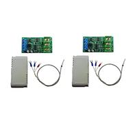 Tumintu 2X DC 8-25V PT100 Platino Resistencia Térmica Al Convertidor de Temperatura RS485 Modbus RTU RTD Kit de Módulo