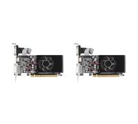 Tumintu 2X GT210 1GB GDDR3 64Bit Tarjeta Gráfica PClE X16 2.0 GPU Tarjeta Gráfica para Computadora DVI-D+VGA+HD Tarjeta de Video de Escritorio