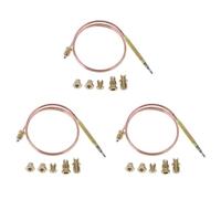 Tumintu 3X Estufa de Gas de 60 cm Calentador Termopar Quemador de Pieza Chimenea Universal Reemplace los Adaptadores Controlador de Temperatura Digital