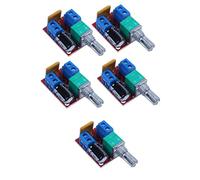 Tumintu 5 x Mini DC Motor PWM Regulador de velocidad 3 V 6 V 12 V 24 V 35 90 W 5 A DC Motor Drehzahlschalter LED Dimmer