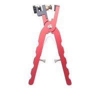 Tumintu Correa de piel para sujetar cierres, barra de resorte Ssen, alicates para herramientas manuales, color rojo