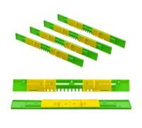 Tumintu Pack de 6 reductores de entrada de colmena, protección de ratón, 8 marcos, 12,5, colmena de plástico, protección para ratones deslizantes