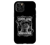 Tummy Ache Survivor Funny Cat Dramatic Lightning Band Carcasa para iPhone 11 Pro