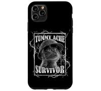 Tummy Ache Survivor Funny Cat Dramatic Lightning Band Carcasa para iPhone 11 Pro MAX