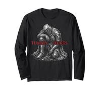 Tummy Hurts Funny Medieval Knight Gothic Art Dark Humor Manga Larga
