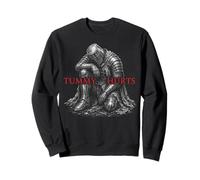 Tummy Hurts Funny Medieval Knight Gothic Art Dark Humor Sudadera