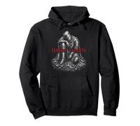 Tummy Hurts Funny Medieval Knight Gothic Art Dark Humor Sudadera con Capucha