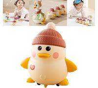 Tummy Time Duck Family Toy, Swinging Crawling Walking Duck with Baby Ducks, Swinging Ducks Tummy Time Toys for Toddlers 1-3 (C)