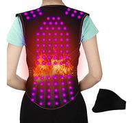 Tumnea Cinturón Calefactor Almohadillas calefactoras para Hombros Traseros 108 Imanes Fisioterapia Soporte para cinturón Calefactor, compresa Caliente, hombreras Calientes, protección para el Cuello
