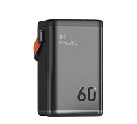 Tumnea Power Bank 60000mAh función de Carga rápida Powerbank de Gran Capacidad, Cuatro Puertos USB Mobile Powerbank Outdoor Portable 36W de Almacenamiento de energía Powerbank