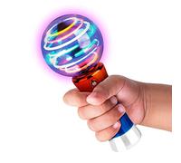 Tumnea Varita mágica para niños, varita LED con globo, bola de luz giratoria, juguete de cumpleaños
