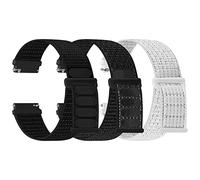 TumpCez - Correa de reloj (nailon, 16 mm, 18 mm, 20 mm, 22 mm, cierre rápido, tejido transpirable, correa de repuesto ajustable, para hombre y mujer, 16mm