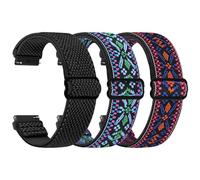 TumpCez Correa elástica para reloj, 16 mm, 18 mm, 20 mm, 22 mm, cierre rápido, correa de nailon, correa deportiva ajustable y transpirable, correa de repuesto para hombre y mujer, 18mm