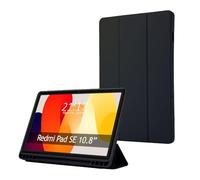 Tumundosmartphone Funda con Tapa Smart para Xiaomi Redmi Pad SE 11 Color Negro