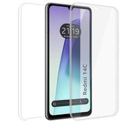 Tumundosmartphone Funda Doble Transparente Pc + TPU Full Body 360 para Xiaomi Poco C75