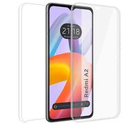 Tumundosmartphone Funda Doble Transparente Pc + TPU Full Body 360 para Xiaomi Redmi A2
