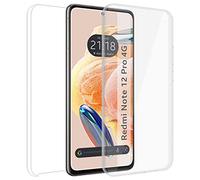 Tumundosmartphone Funda Doble Transparente Pc + TPU Full Body 360 para Xiaomi Redmi Note 12 Pro 4G