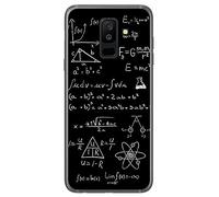 Tumundosmartphone Funda Gel TPU para Samsung Galaxy A6 Plus (2018) diseño Formulas Dibujos